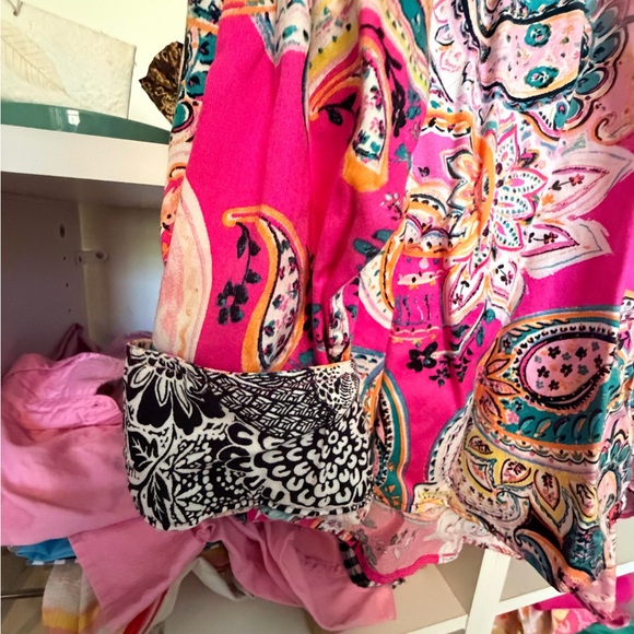 Ruby Rd. Tops - Ruby Rd. Black and White Paisley Blouse